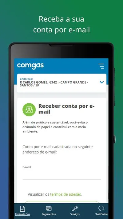 Comgás Virtual | Indus Appstore | Screenshot