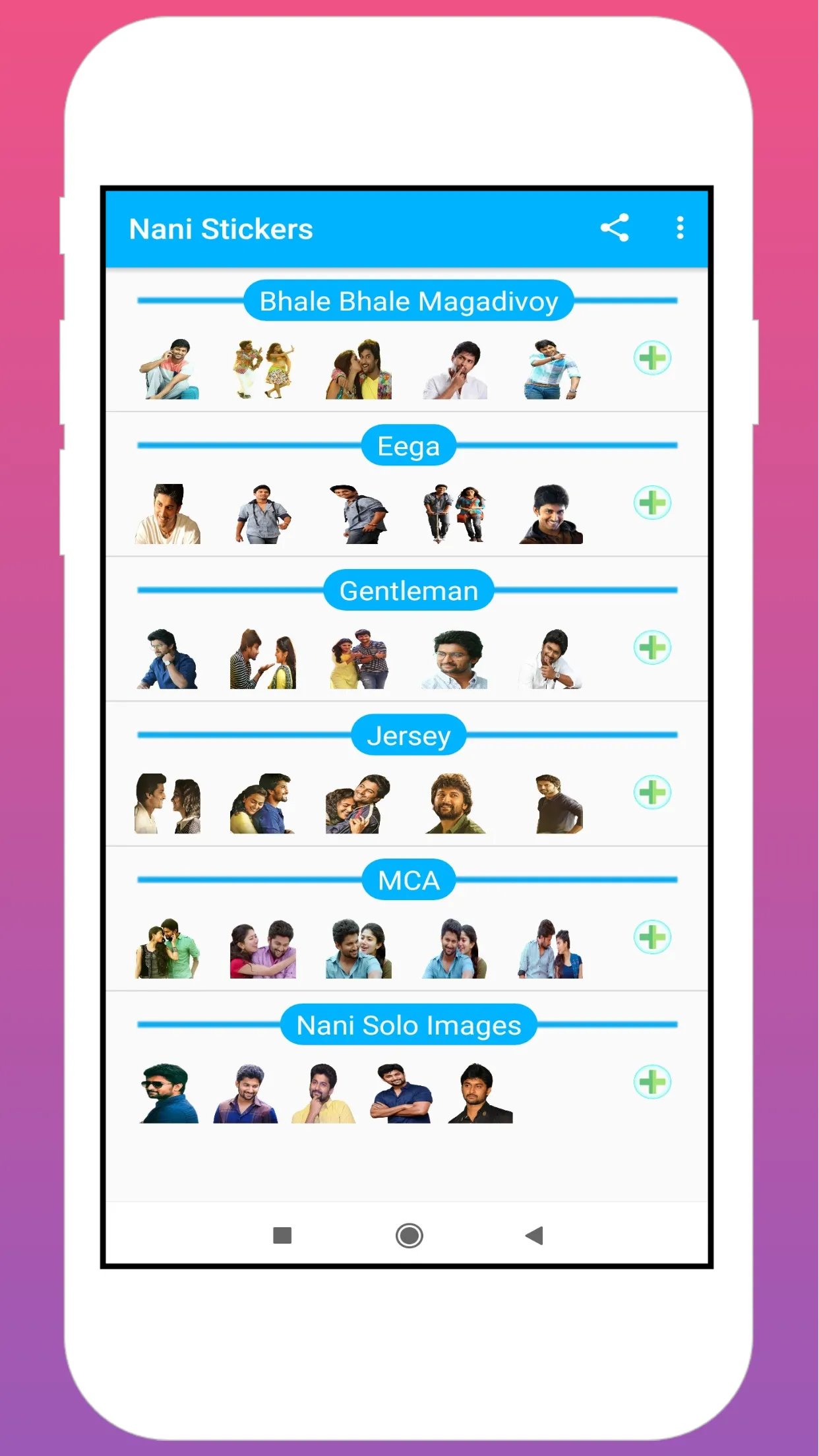 Nani Stickers | Indus Appstore | Screenshot