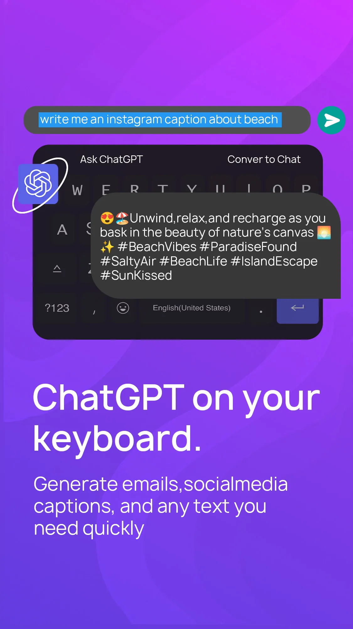 CleverType AI Keyboard | Indus Appstore | Screenshot