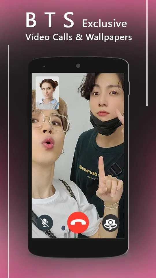 BTS LIVE - BTS Fake Video Call | Indus Appstore | Screenshot