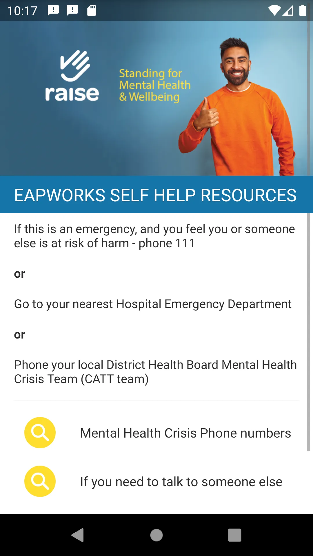 Raise Mental Health & Wellbein | Indus Appstore | Screenshot