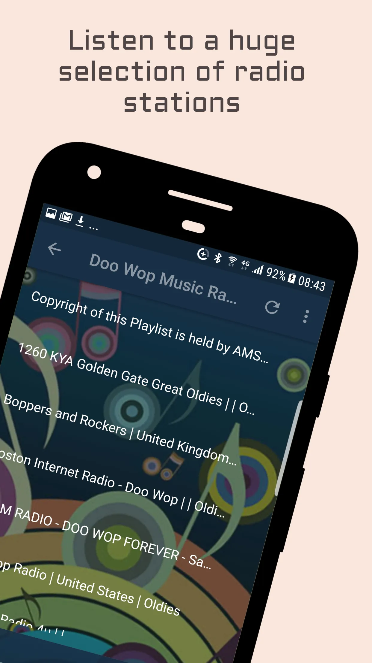 Doo Wop Music Radio Stations | Indus Appstore | Screenshot