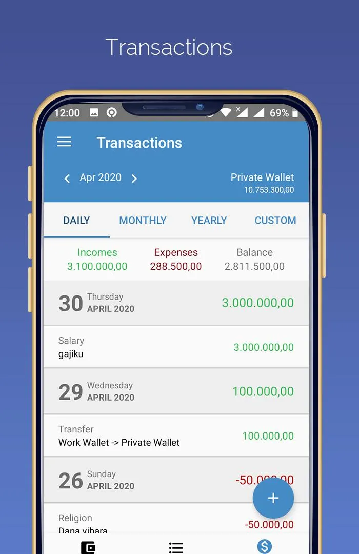 Money Tracker by Pokako | Indus Appstore | Screenshot