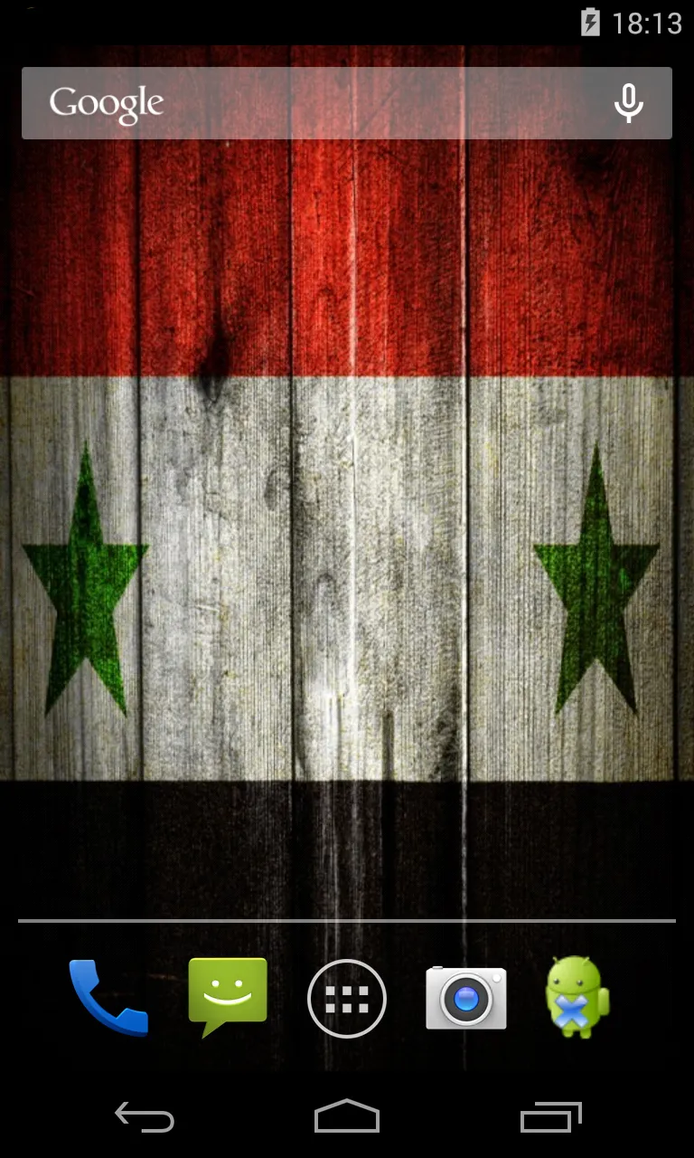 Flag of Syria Live Wallpaper | Indus Appstore | Screenshot