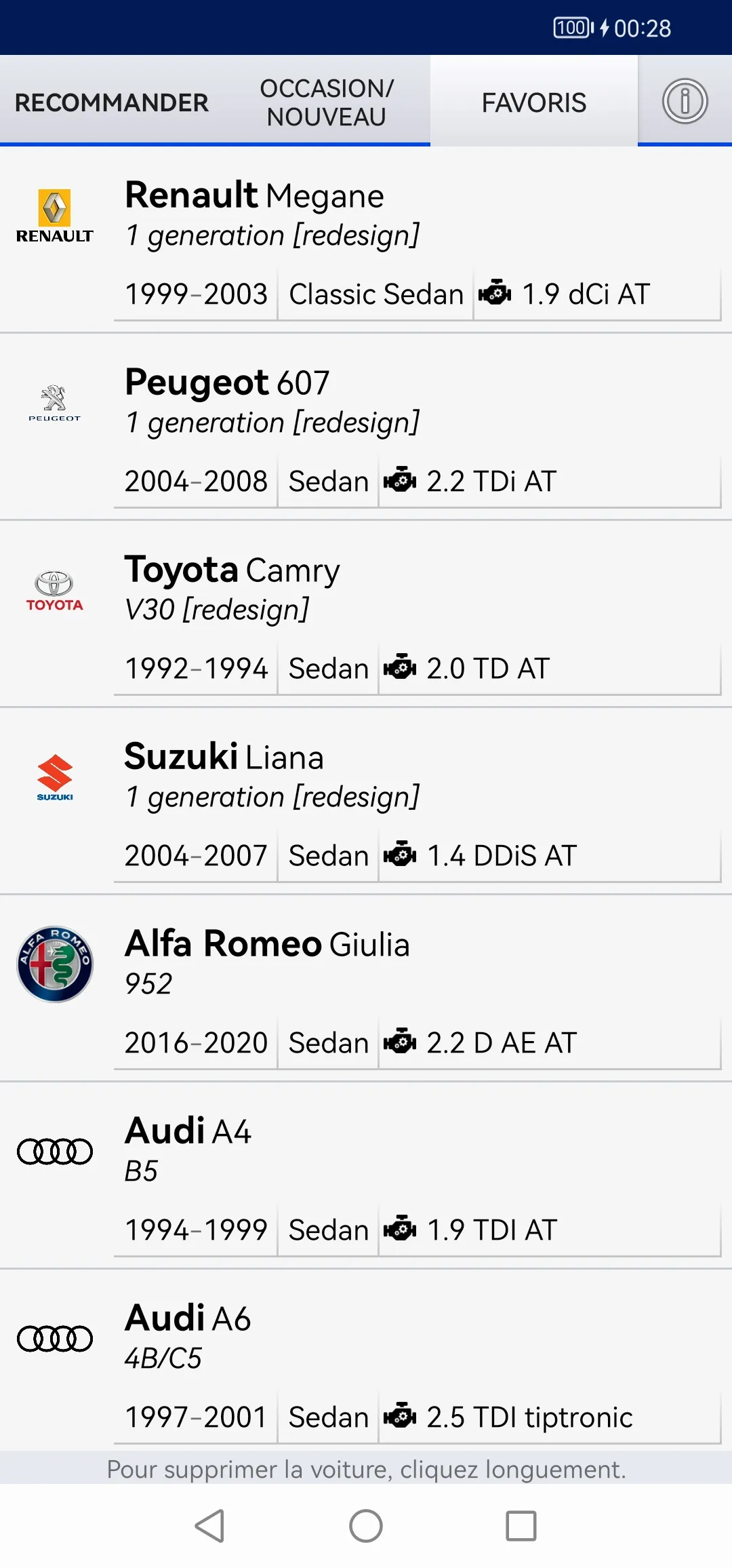 Voiture d'occasion France | Indus Appstore | Screenshot