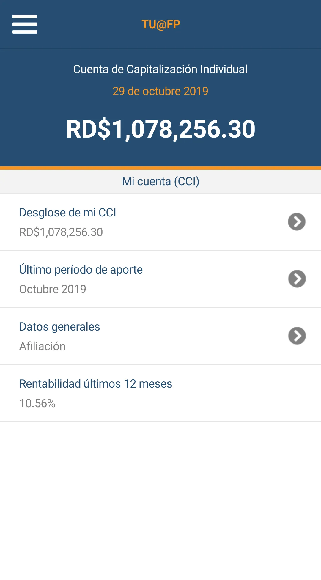 AFP Reservas | Indus Appstore | Screenshot