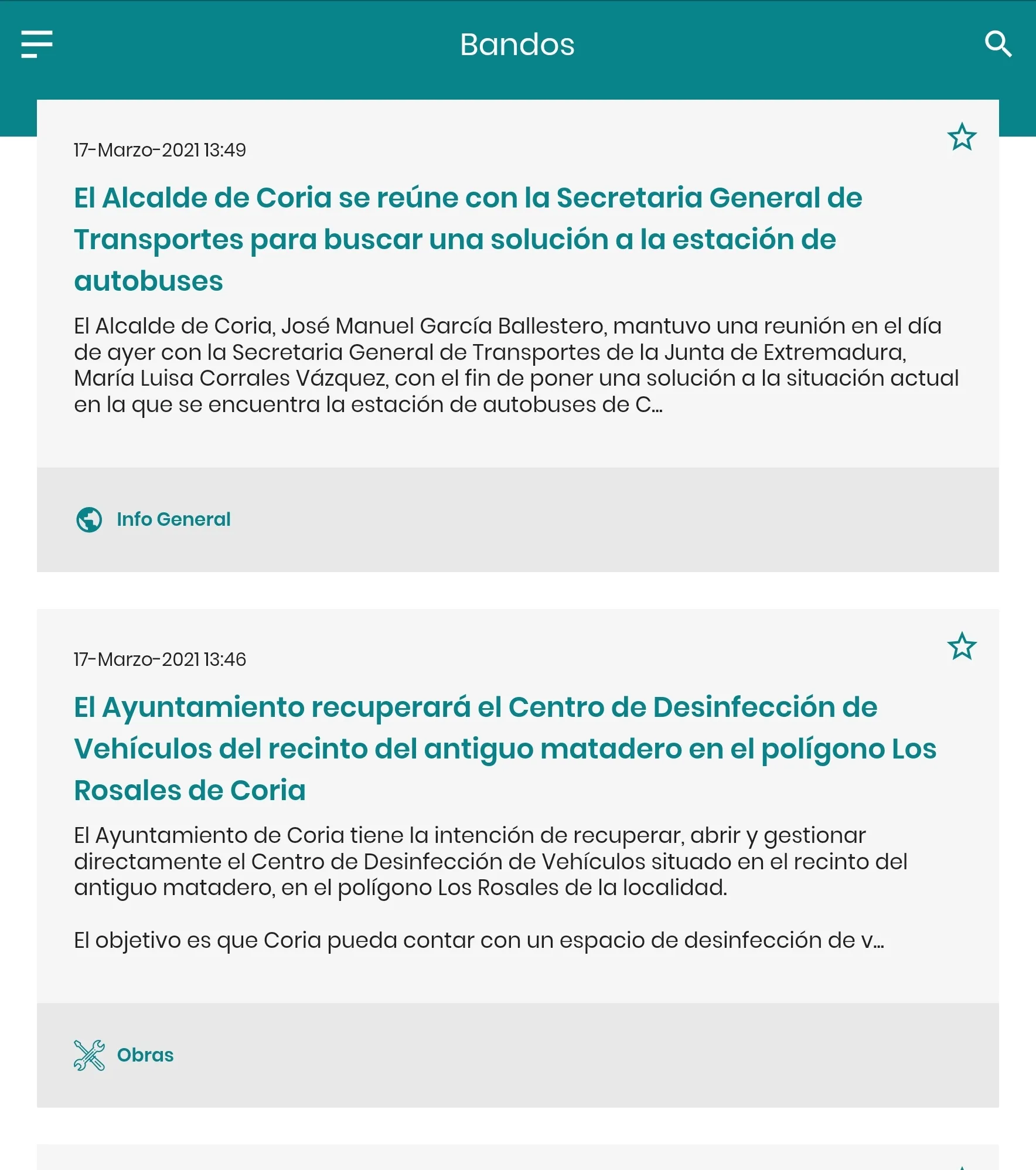 Coria Informa | Indus Appstore | Screenshot