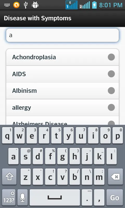 Disease with symptom | Indus Appstore | Screenshot