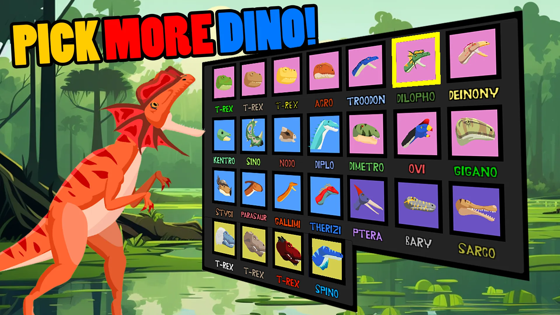 T-Rex Fights More Dinosaurs | Indus Appstore | Screenshot