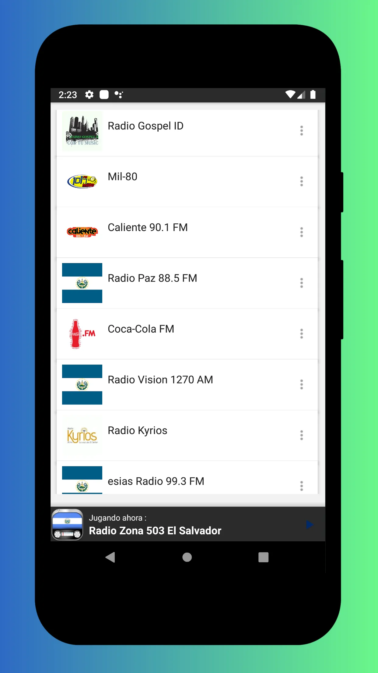 Radio El Salvador - Radio FM | Indus Appstore | Screenshot