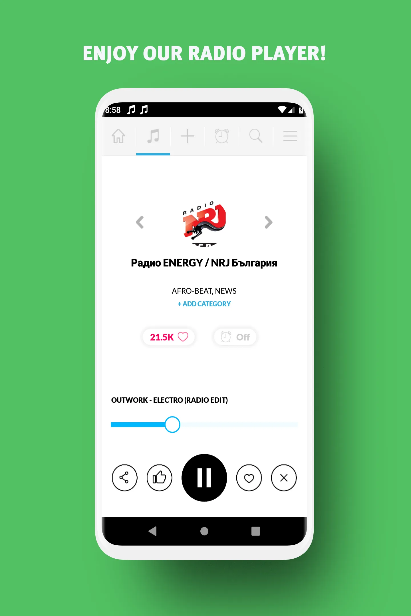 Radio Bulgaria - Radio FM | Indus Appstore | Screenshot