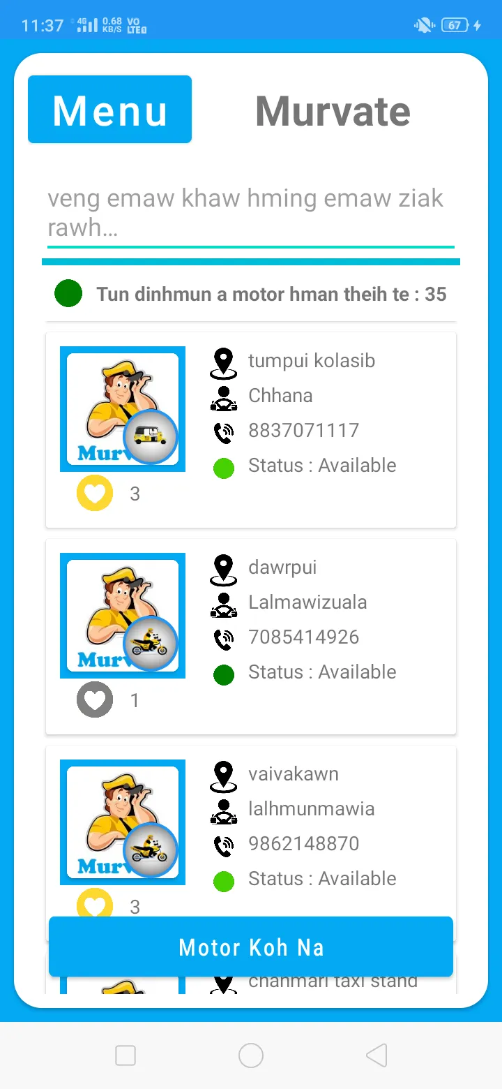 Murvate - Motor Koh Na | Indus Appstore | Screenshot