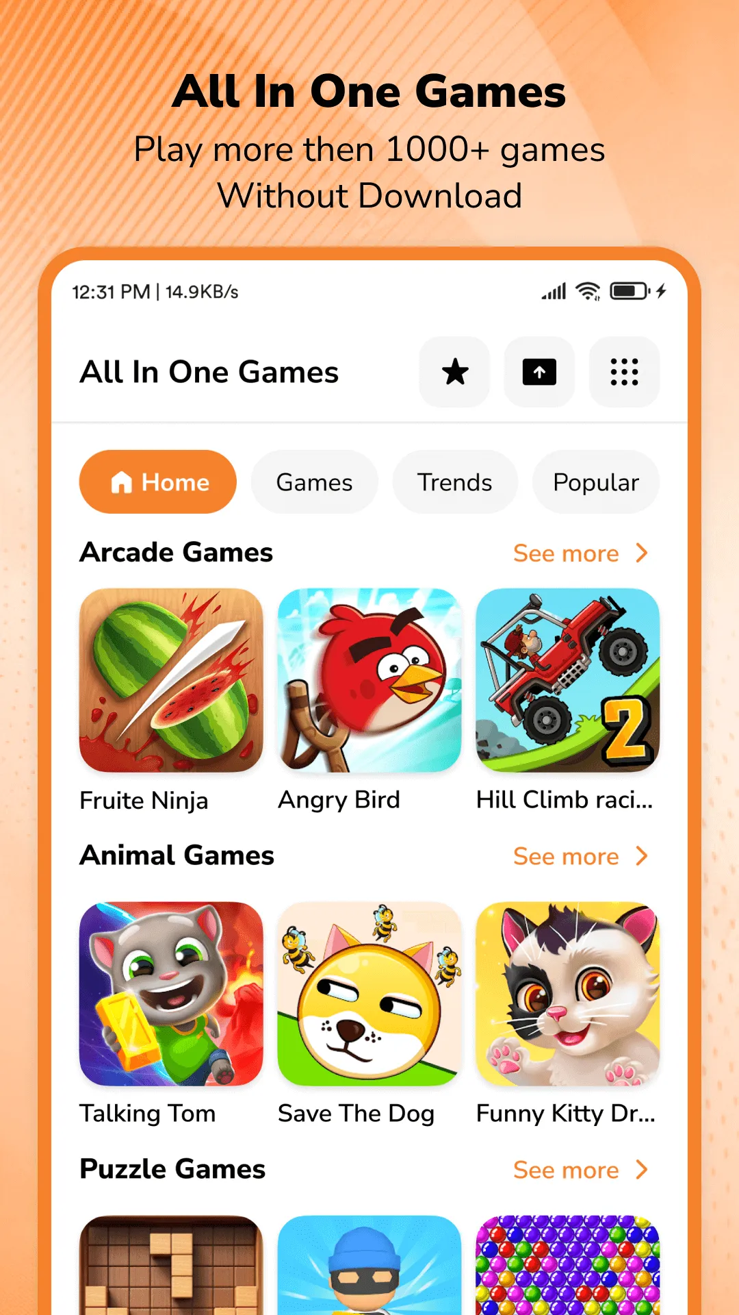 All Games : All In One Game | Indus Appstore | Screenshot