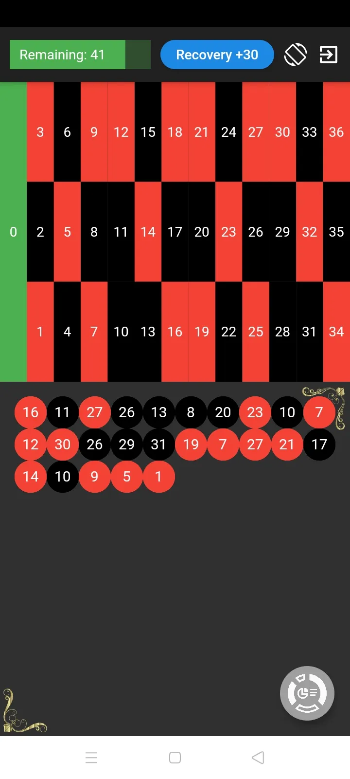 Roulette Biorhythm | Indus Appstore | Screenshot