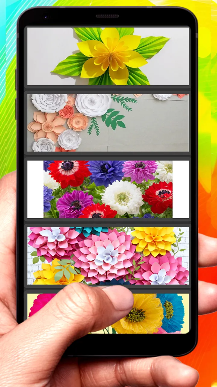 DIY Paper Flowers Idea | Indus Appstore | Screenshot