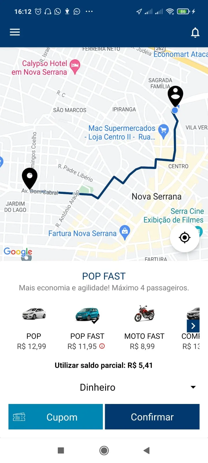 MeBusca - Passageiro | Indus Appstore | Screenshot