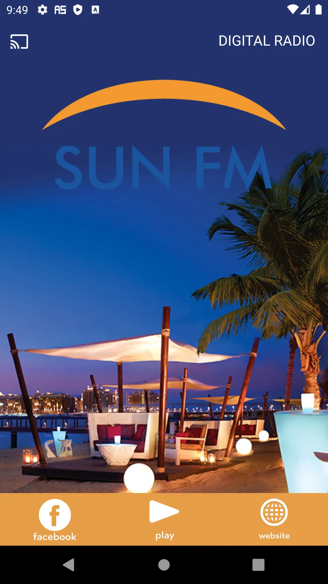 Sun FM Beachradio | Indus Appstore | Screenshot