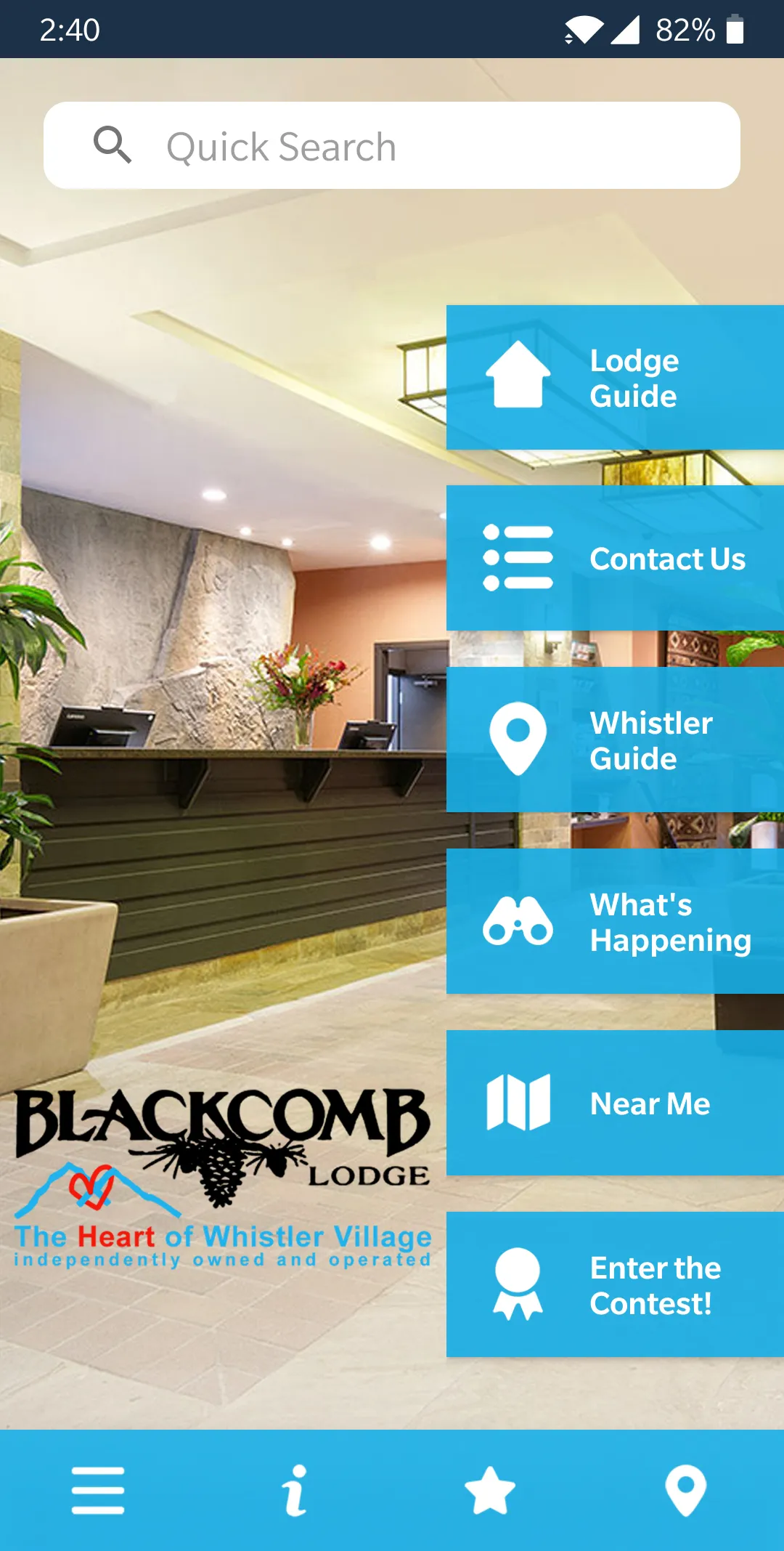 Blackcomb Lodge Whistler | Indus Appstore | Screenshot