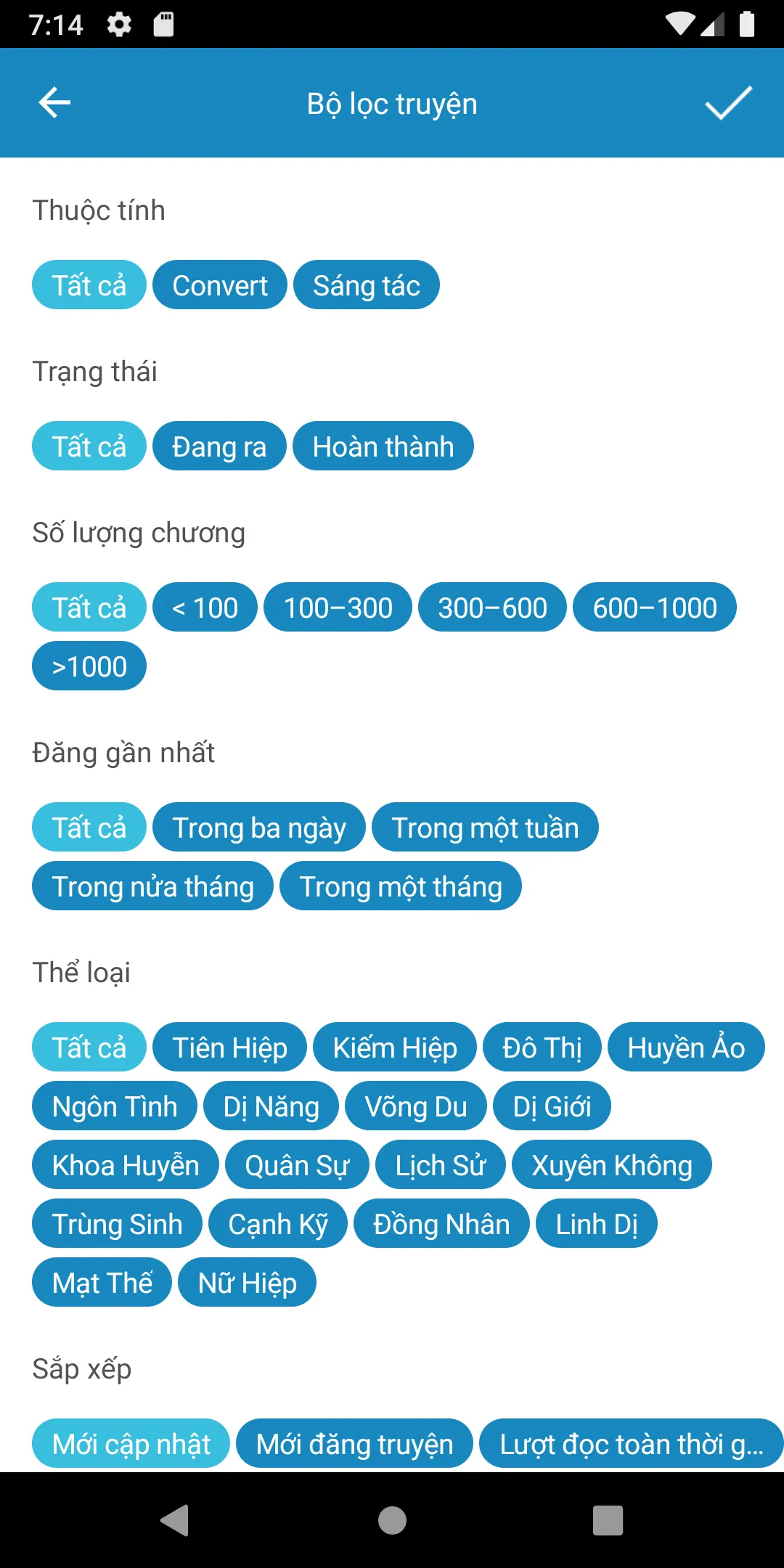 TruyenCv - Đọc truyện convert | Indus Appstore | Screenshot