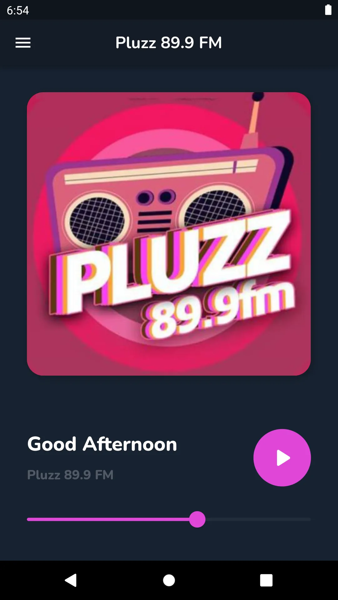 Pluzz 89.9 FM | Indus Appstore | Screenshot