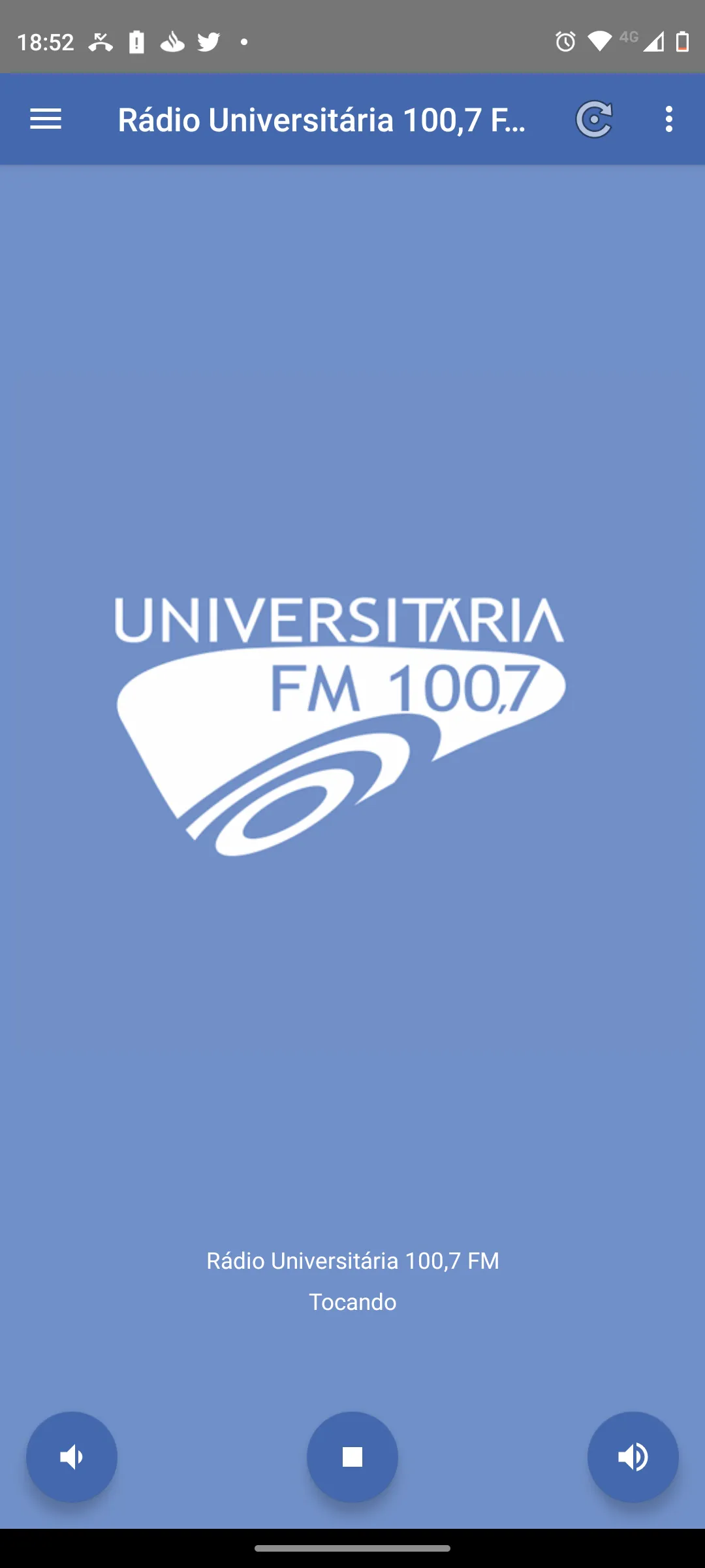 Rádio Universitária 100,7 FM | Indus Appstore | Screenshot