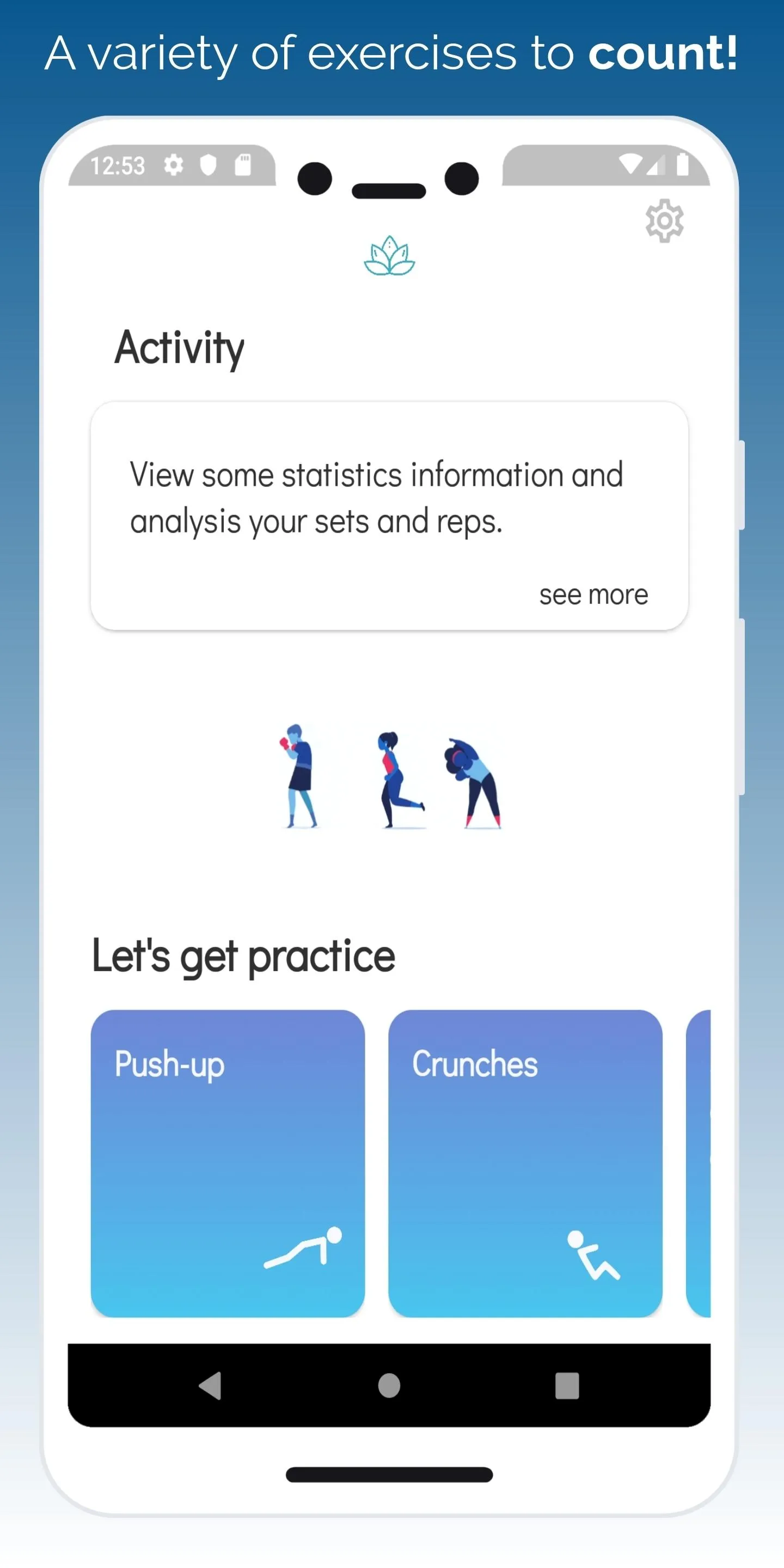 Rep Count: Track GYM workout | Indus Appstore | Screenshot