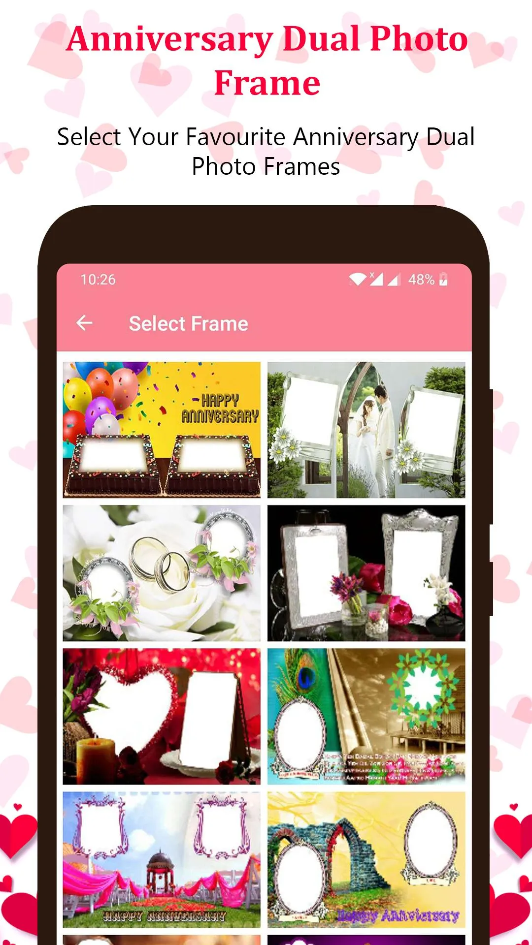 Anniversary Dual Photo Frames | Indus Appstore | Screenshot