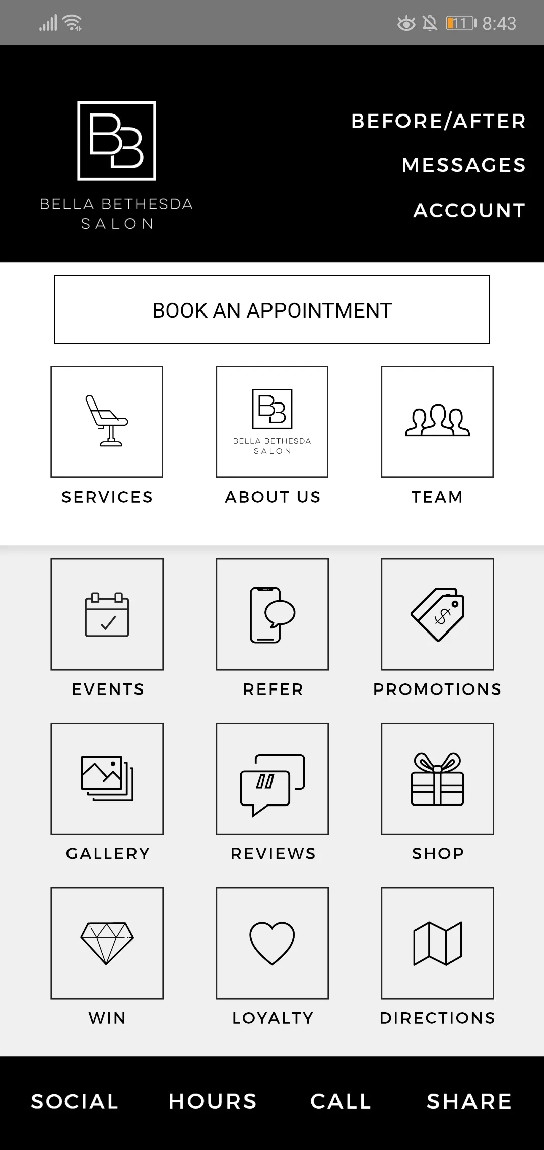 Bella Bethesda Salon | Indus Appstore | Screenshot