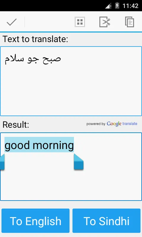 Sindhi English Translator | Indus Appstore | Screenshot