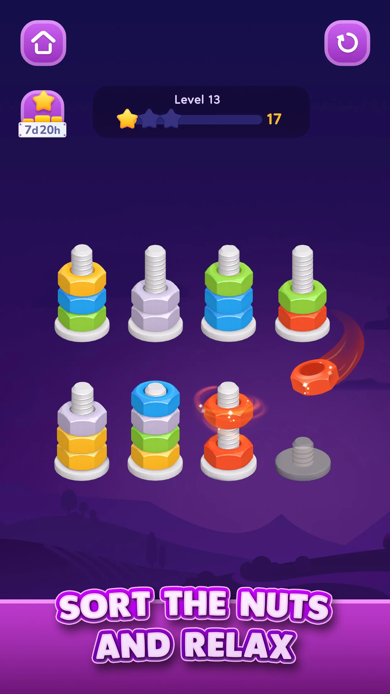 Nut Sort: Color Sorting Game | Indus Appstore | Screenshot