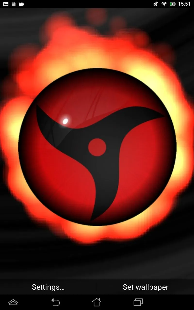 Rin - Sharingan Live Wallpaper | Indus Appstore | Screenshot