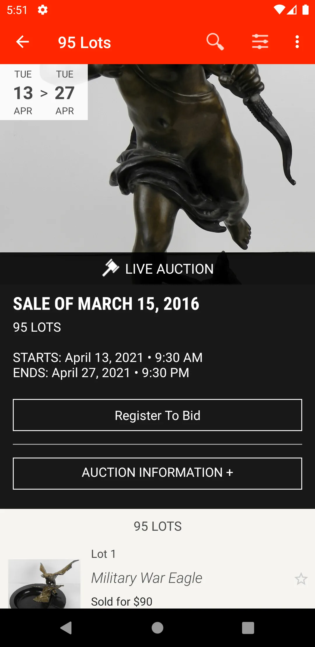 Teel Auctions Online Bidding | Indus Appstore | Screenshot