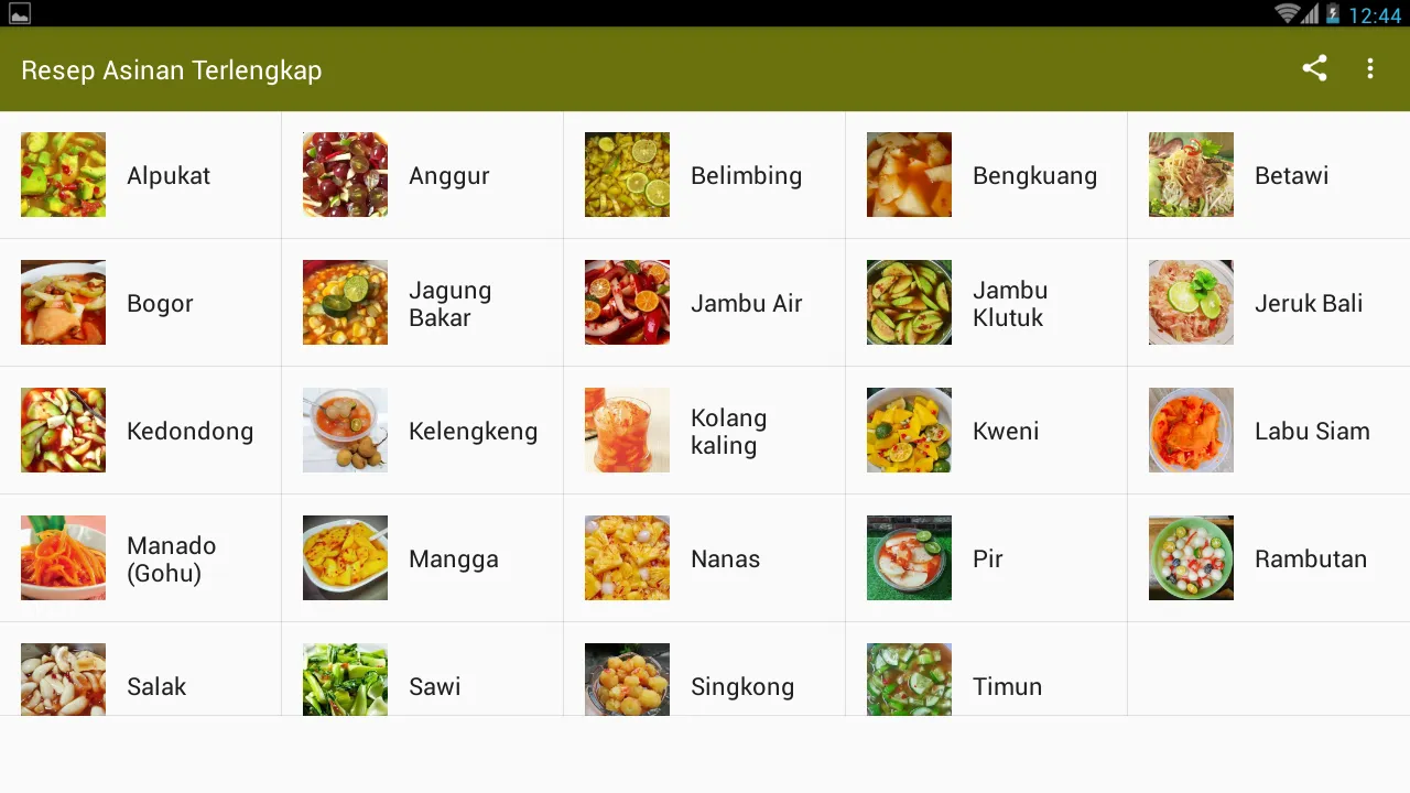 resep asinan terlengkap | Indus Appstore | Screenshot