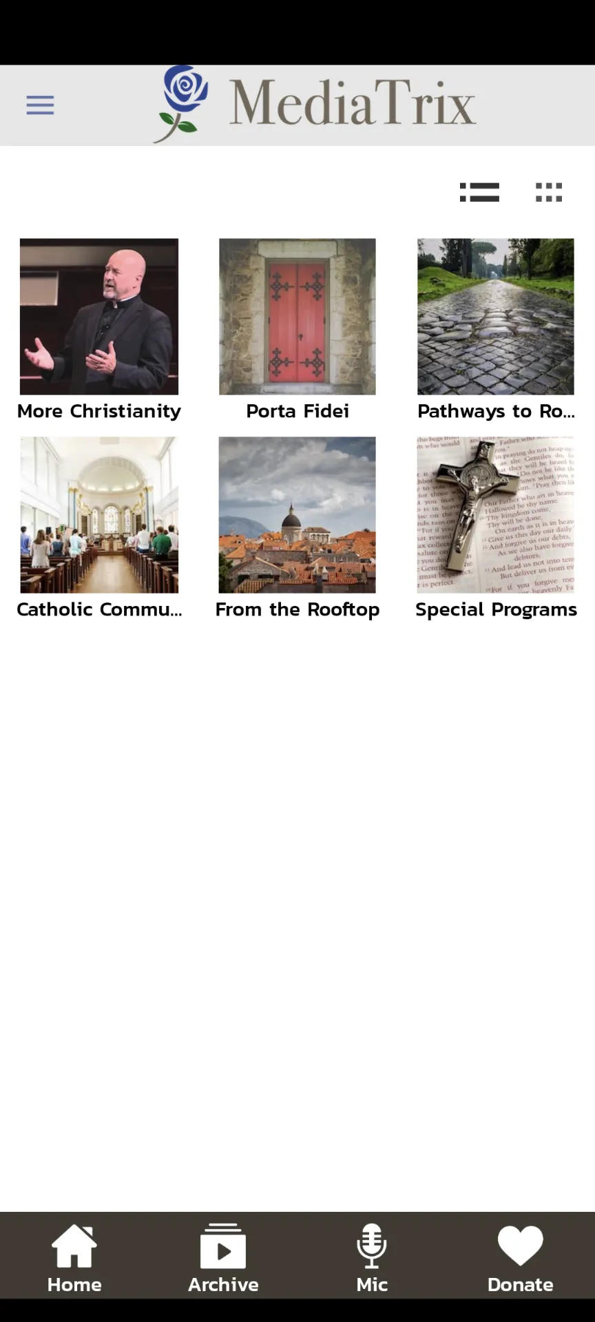 MediaTrix Catholic | Indus Appstore | Screenshot