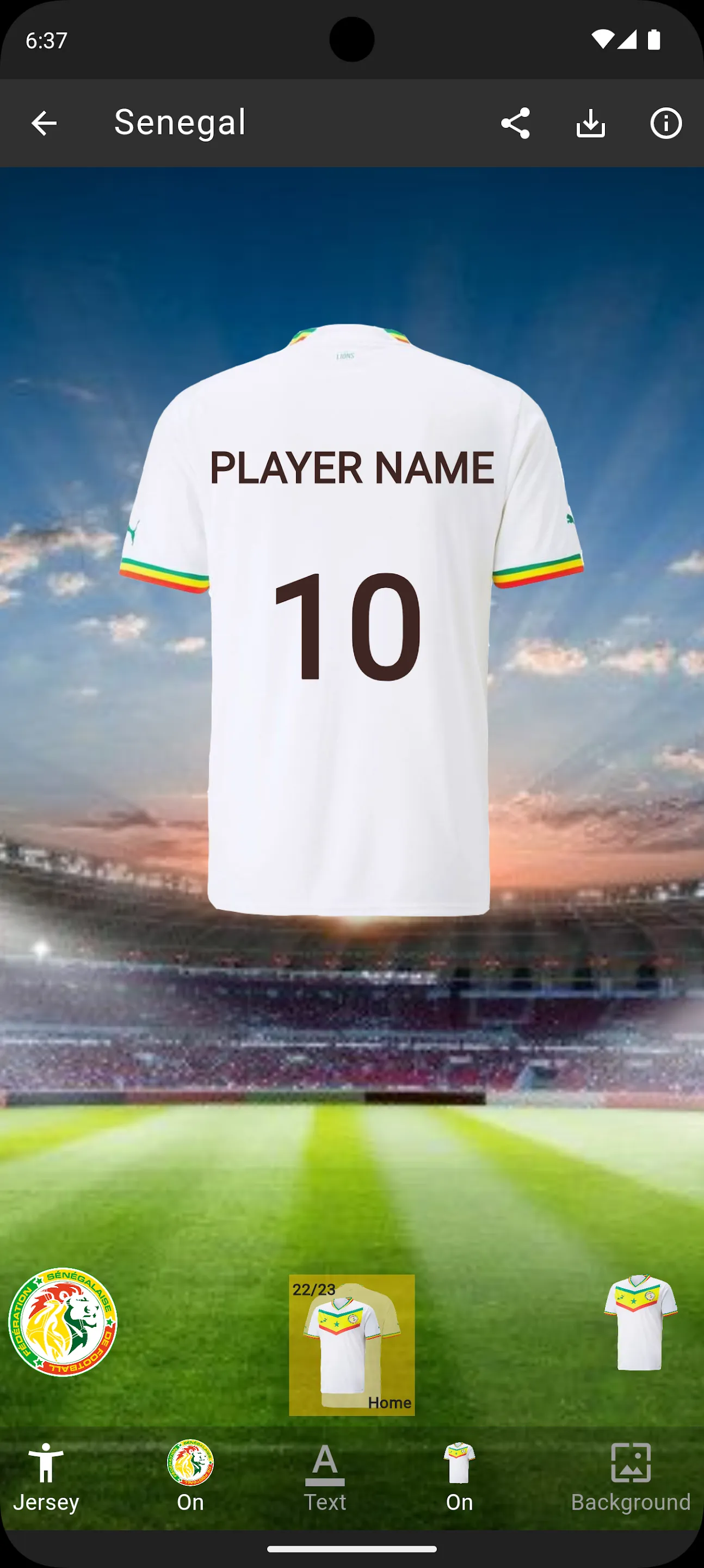 Football Jersey Maker | Indus Appstore | Screenshot