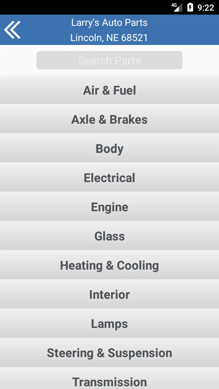 Larry's Auto Parts | Indus Appstore | Screenshot