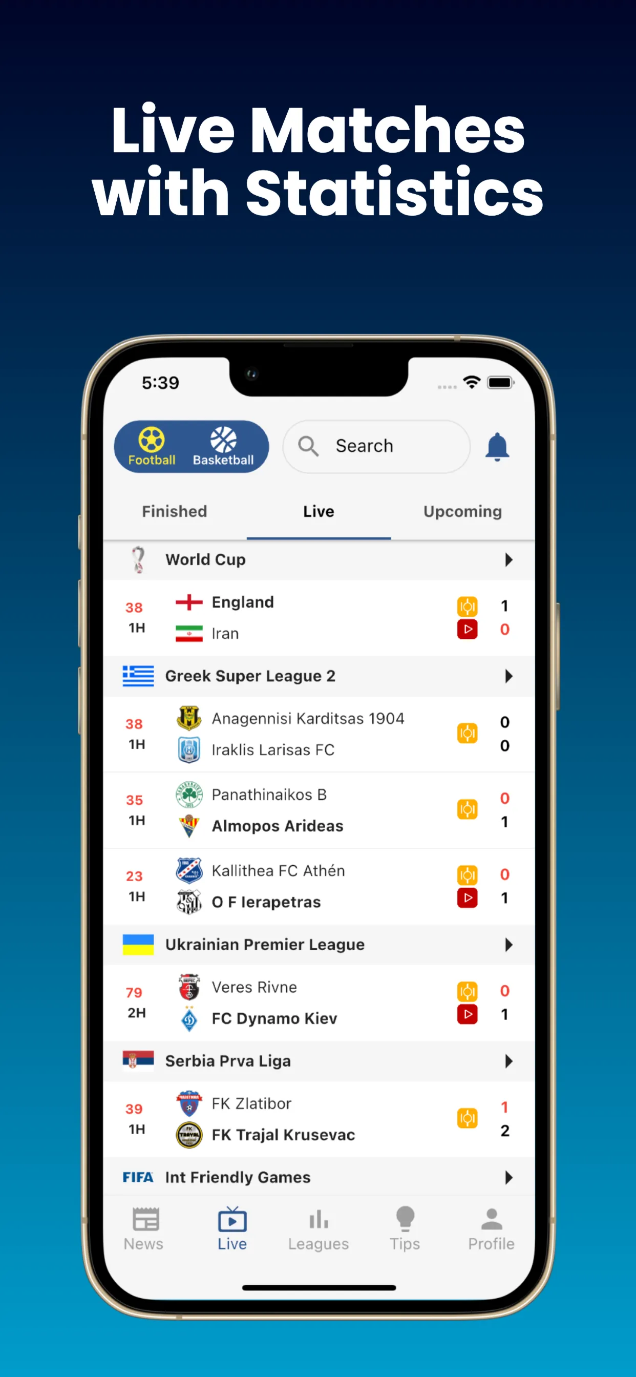 8XScore - sports live score | Indus Appstore | Screenshot