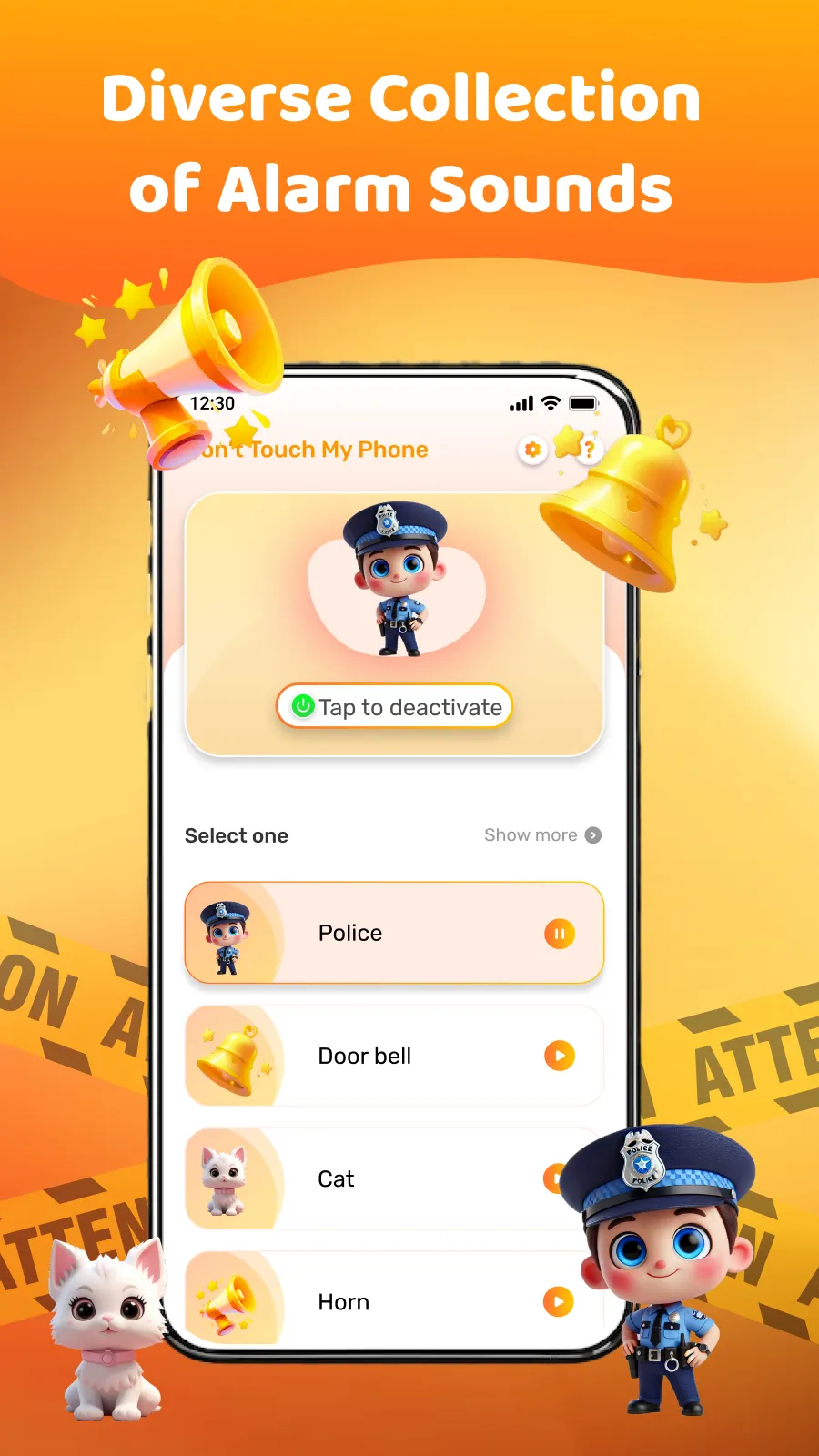 Dont Touch My Phone - My Alarm | Indus Appstore | Screenshot