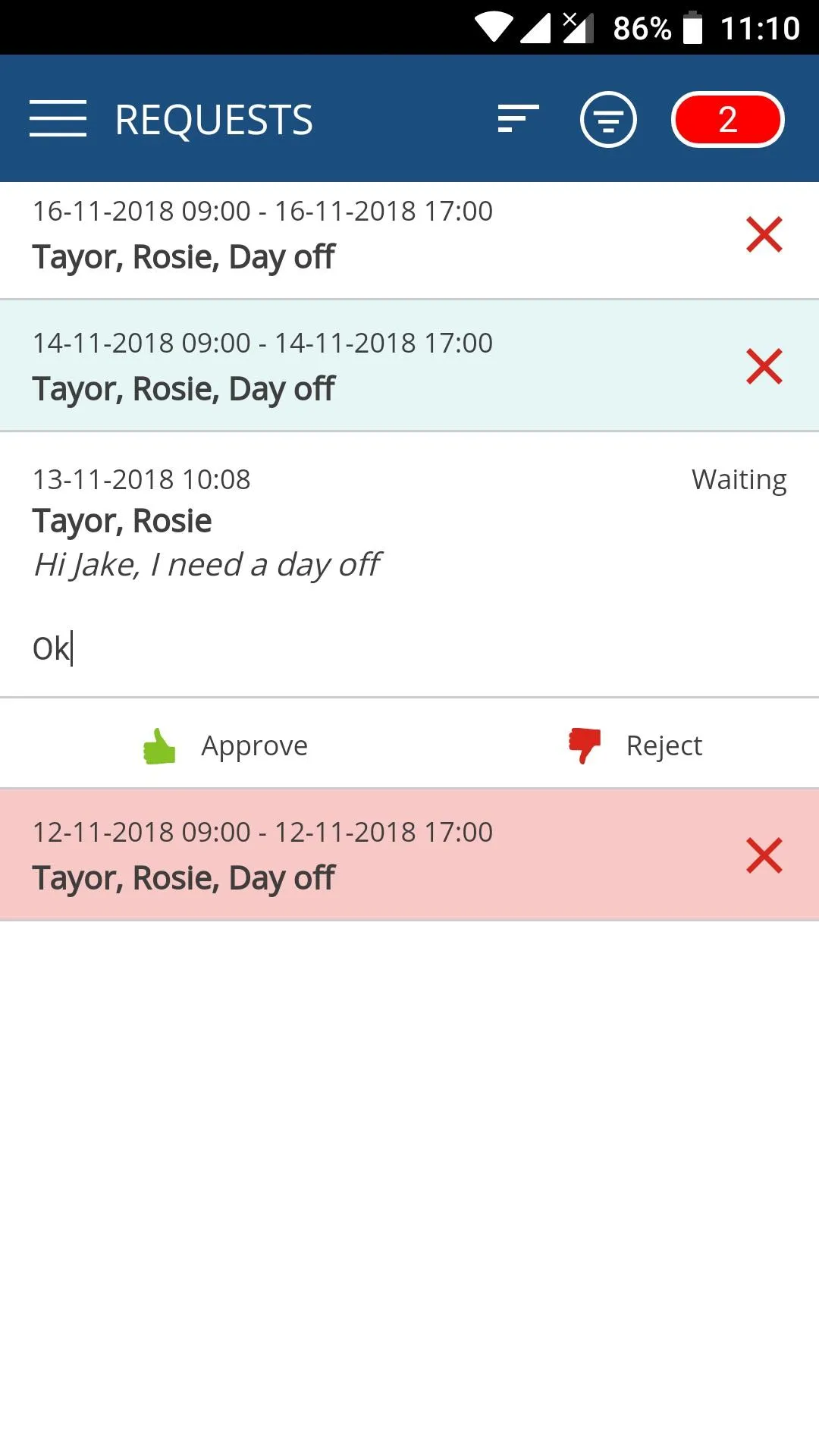 Absence Planner | Indus Appstore | Screenshot