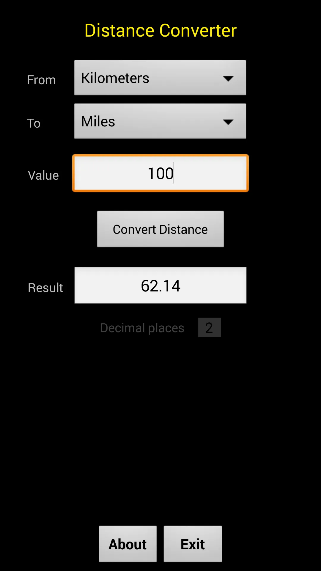 Distance Converter | Indus Appstore | Screenshot