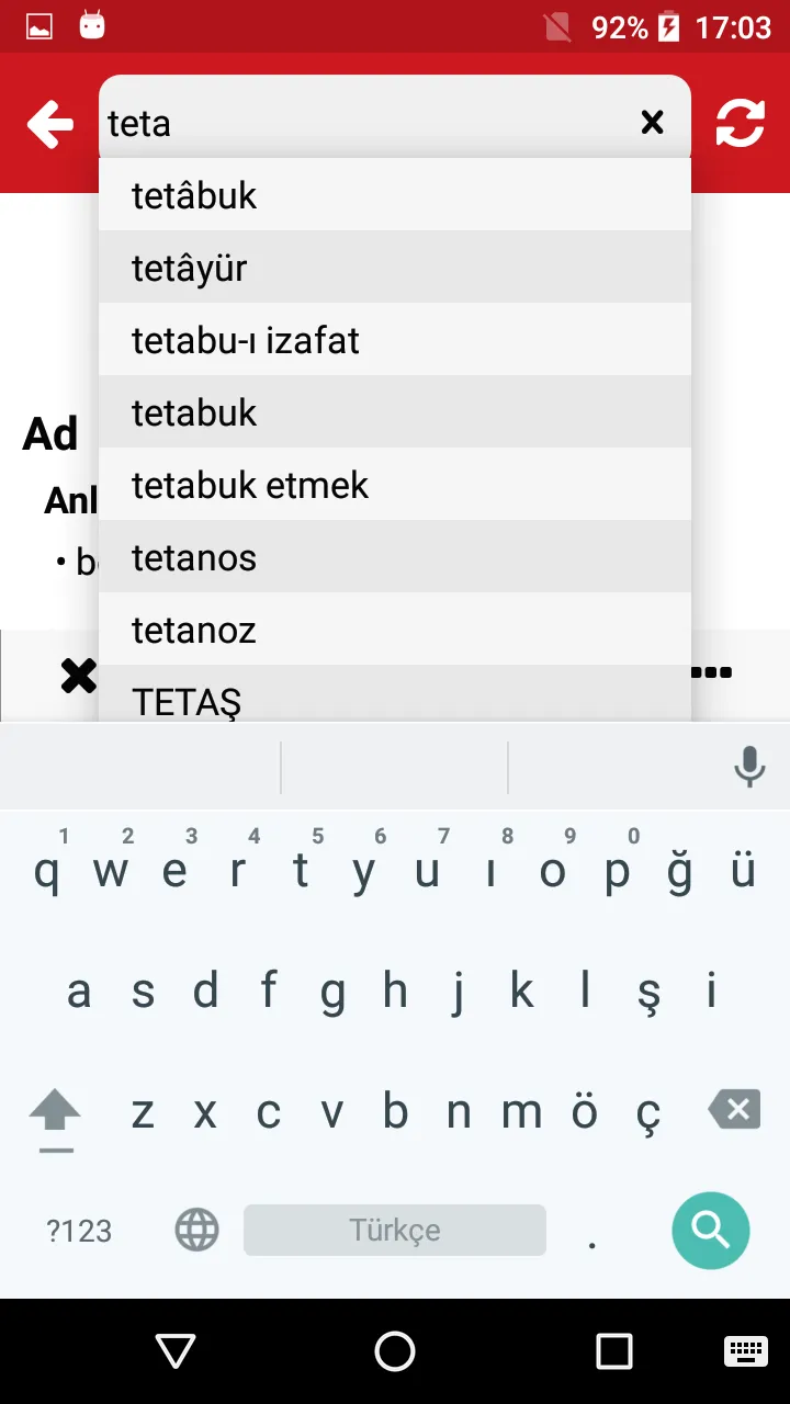 Türkçe Sözlük (internetsiz) | Indus Appstore | Screenshot