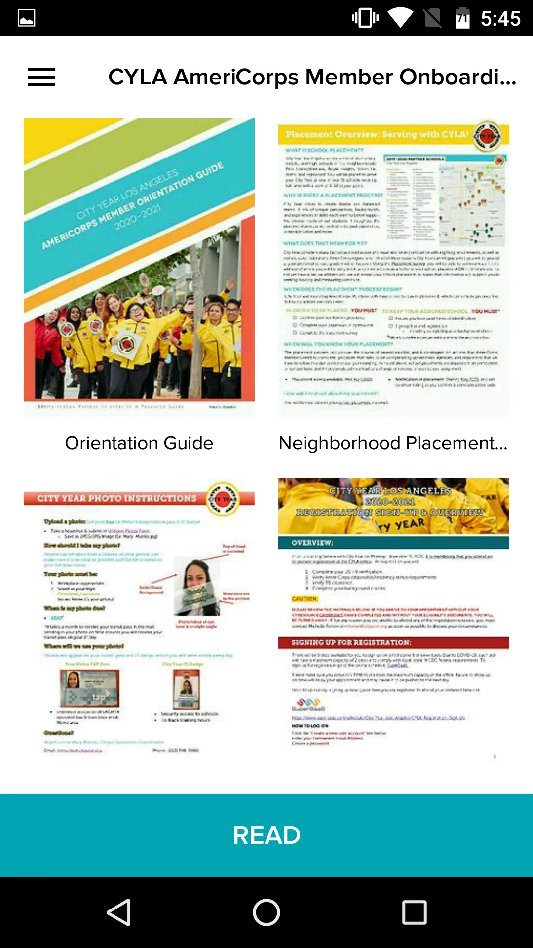 City Year LA Corps Resources | Indus Appstore | Screenshot