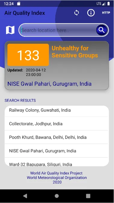 Air Quality Index | Indus Appstore | Screenshot