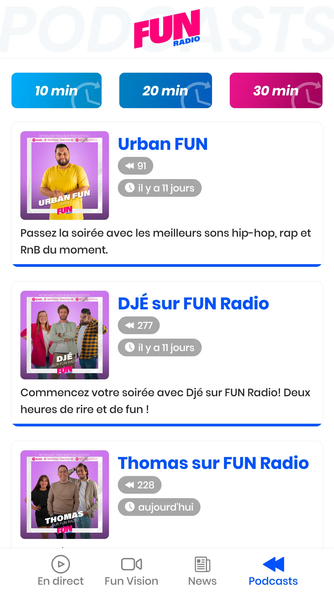 Fun Radio BE | Indus Appstore | Screenshot