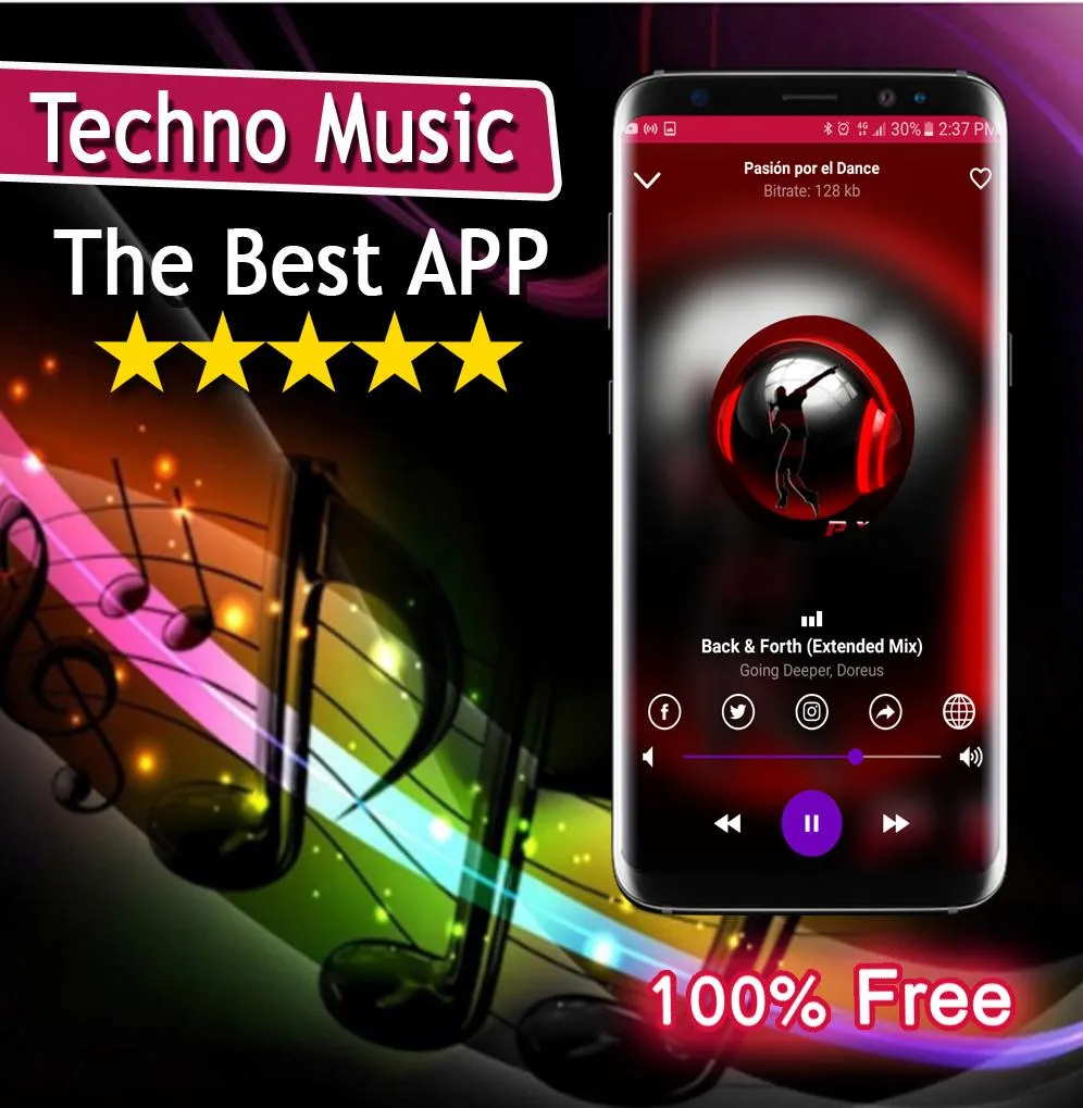 Techno Music Radio | Indus Appstore | Screenshot