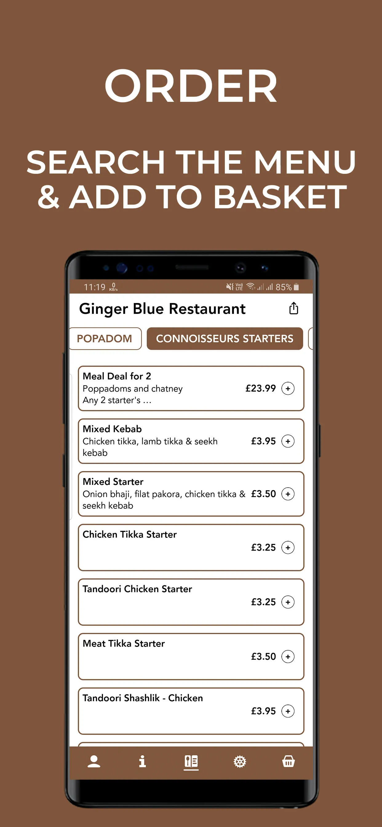 Ginger Blue Restaurant | Indus Appstore | Screenshot