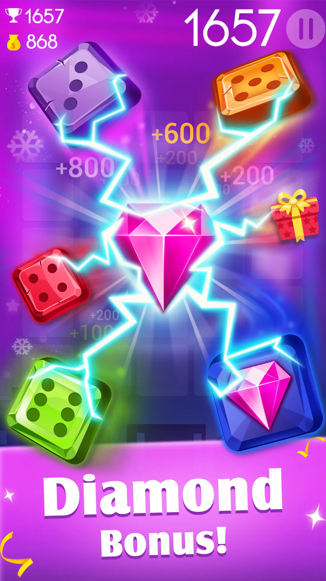 Jewel Games: Dice Merge Number | Indus Appstore | Screenshot