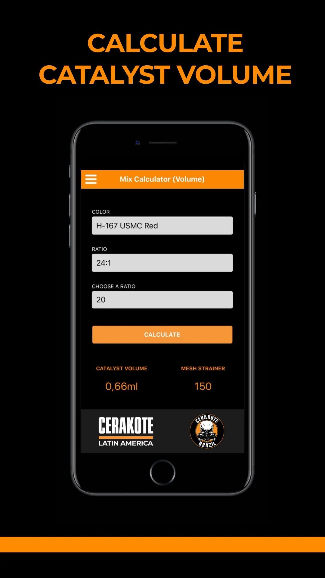 Cerakote Mix Calculator | Indus Appstore | Screenshot