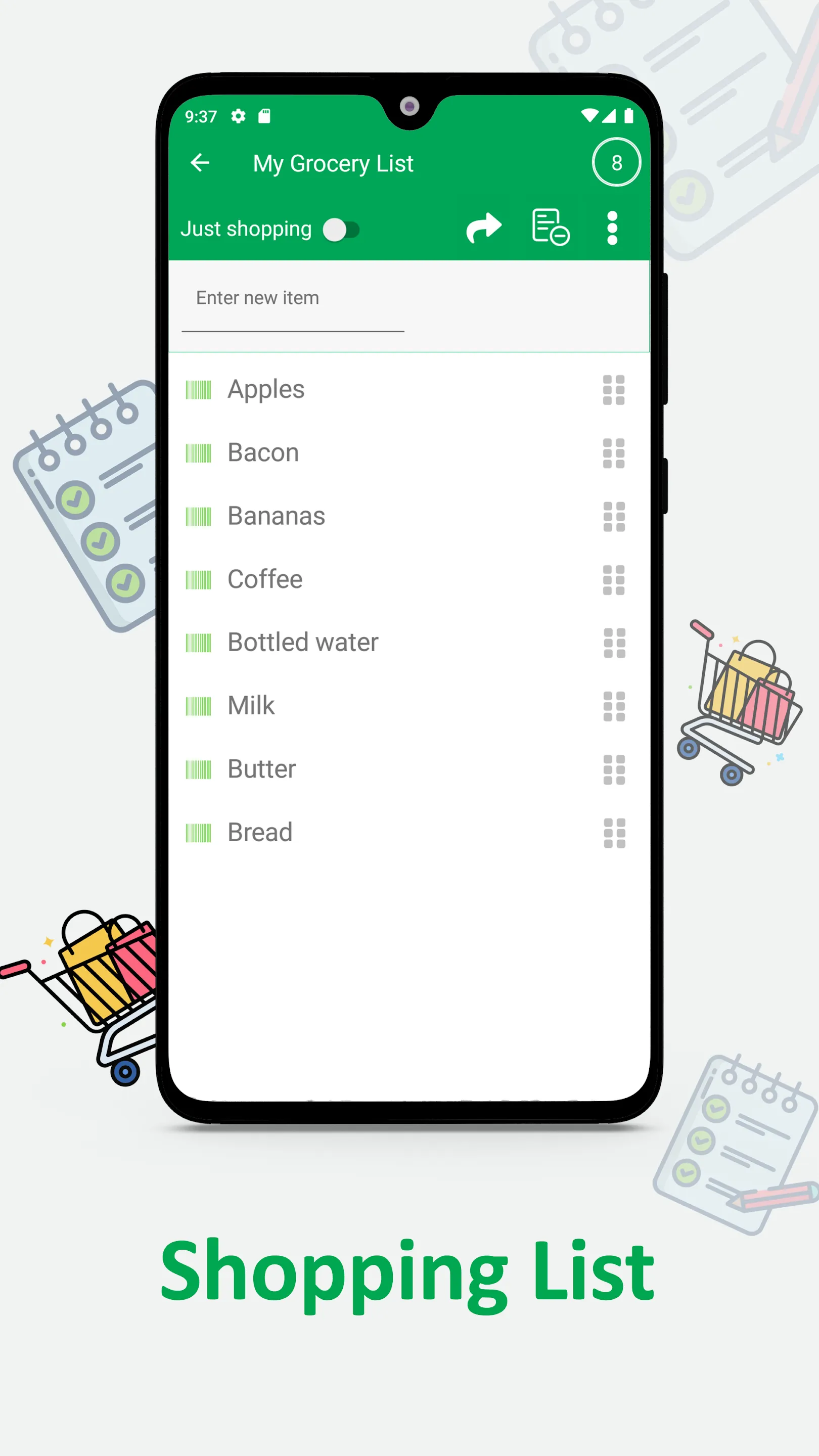 Smart shopping list - Shoppka | Indus Appstore | Screenshot