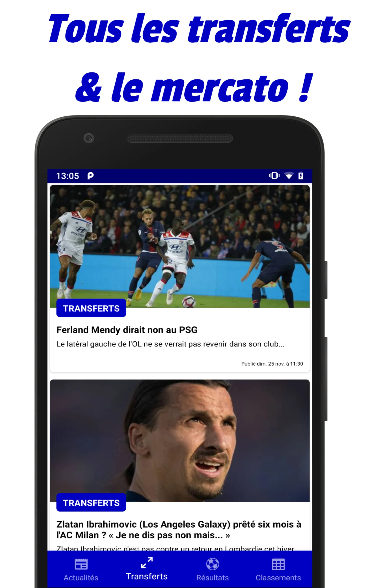 Football infos ! | Indus Appstore | Screenshot